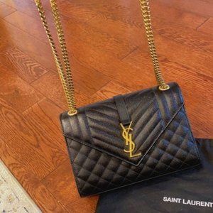NWT 🍰YSL🍰 Medium Matelasse Leather Shoulder Crossbody Bag